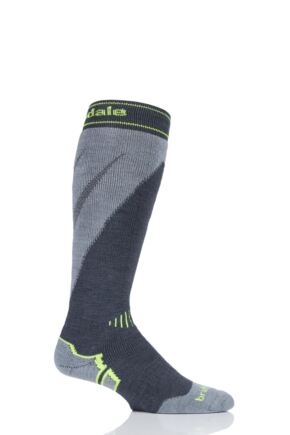 Mens 1 Pair Bridgedale Merino Endurance Midweight Ski Socks