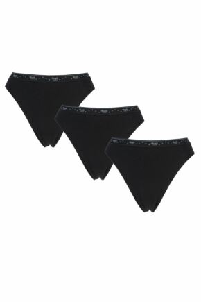 Ladies 3 Pack Sloggi 100 Basic Tai Cotton Briefs
