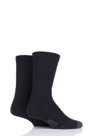 Mens 2 Pair Levis 120SF Classic Rib Cushioned Socks