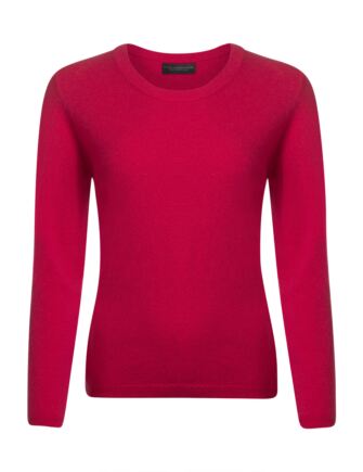 Ladies Great & British Knitwear 100% Extrafine Lambswool Round Neck Jumper