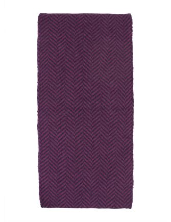 Mens Great and British Knitwear 100% Merino Herringbone Scarf. Made In Scotland