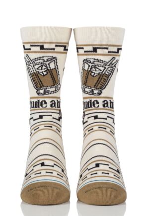 Mens and Ladies 1 Pair Stance The Big Lebowski The Dude Combed Cotton Socks