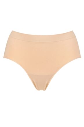 Ladies 1 Pack Ambra Bare Essentials Midi Brief Underwear