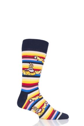Mens and Ladies 1 Pair Happy Socks The Beatles Yellow Submarine 2019 Cotton Socks