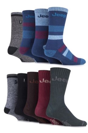 Mens 9 Pair Jeep Fresh Sock Drawer Collection Socks
