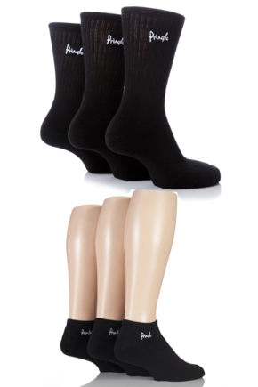 Mens 6 Pair Pringle Full Cushion Sports and Trainer Socks