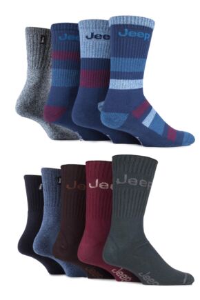 Mens 9 Pair Jeep Fresh Sock Drawer Collection Socks