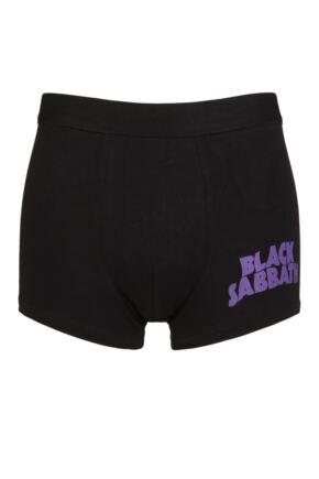 SOCKSHOP Music Collection 1 Pack Black Sabbath Boxer Shorts