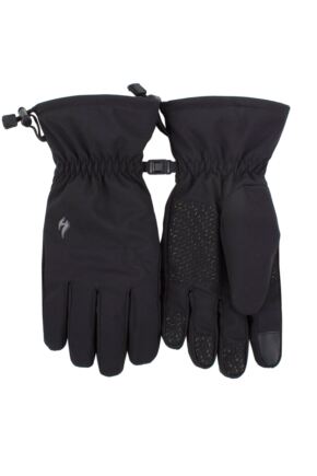 Mens 1 Pair SOCKSHOP Heat Holders Revelstoke Soft Shell Gloves