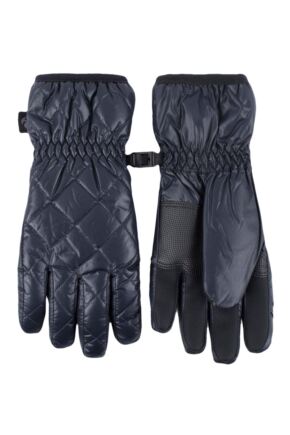 Ladies 1 Pair SOCKSHOP Heat Holders Bryce Quilted Gloves