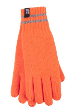 Heat Holders 1 Pack Workforce Gloves Bright Orange Small / Medium