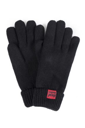 Mens 1 Pair SOCKSHOP Heat Holders Microluxe Gloves