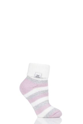 Women's 1 Pair Heat Holders Sleep Rib Turn Over Cuff Socks