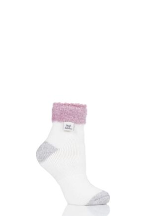 Women's 1 Pair Heat Holders Sleep Feather Top Socks