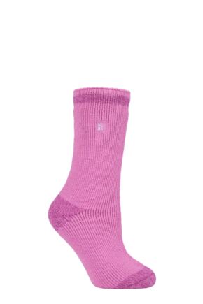 Ladies 1 Pair SOCKSHOP Heat Holders 2.3 TOG Patterned Thermal Socks Twist Heel & Toe Abstract Dimension 4-8 Ladies