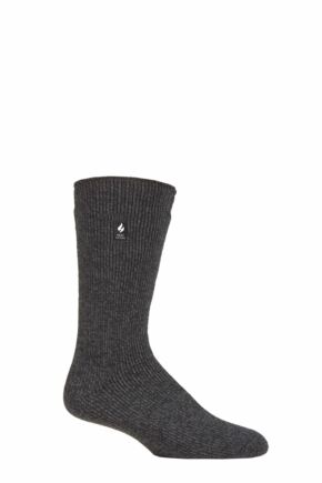 2 Pairs of Black Heat Holders Thermal Socks 