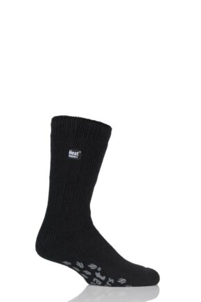 Mens 1 Pair SockShop Slipper Heat Holders Thermal Socks