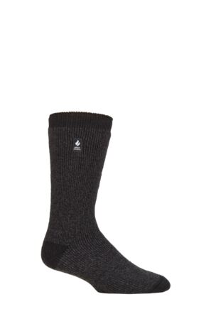 Mens 1 Pair SOCKSHOP Heat Holders 2.3 TOG Patterned and Plain Thermal Socks