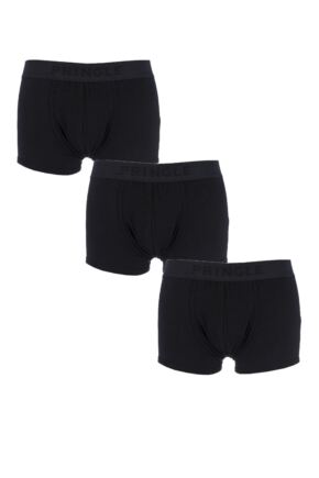 Mens 3 Pack Pringle Plain Cotton Boxer Shorts