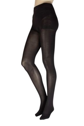 Ladies 1 Pair Charnos Eco 80 Denier Opaque Shaper Tights