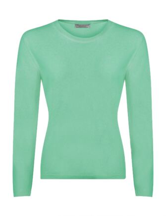 Ladies Great & British Knitwear 100% Extrafine Lambswool Round Neck Jumper