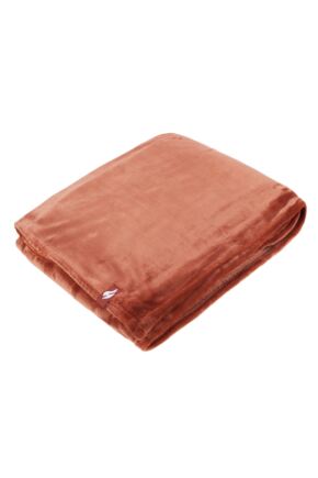 SOCKSHOP Heat Holders Snuggle Up Thermal Blanket Copper 180 x 200cm