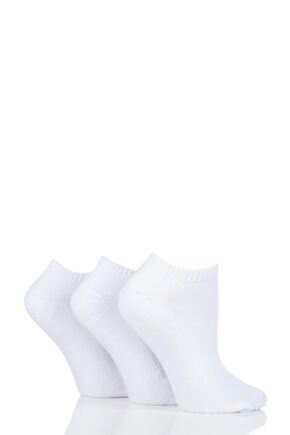 Ladies 3 Pair Glenmuir Cushion Bamboo Sports Trainer Socks