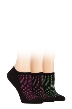 Ladies 3 Pair Glenmuir Half Cushioned Bamboo Sports Socks