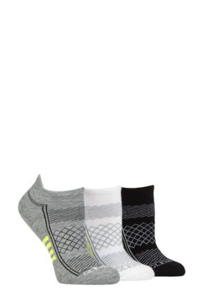 Ladies 3 Pair Glenmuir Cushioned Sport Trainer Socks