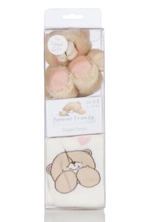 Forever Friends Bear & Slipper Socks Gift Box