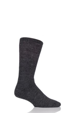 Mens 1 Pair HJ Hall Wool Diabetic Socks