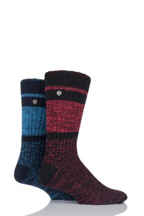 Mens 2 Pair Jeep Spirit Cotton Socks