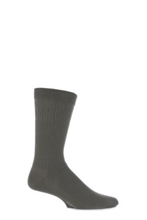 Mens 1 Pair Viyella Softouch Non Elastic Cotton Socks With Hand Linked Toe