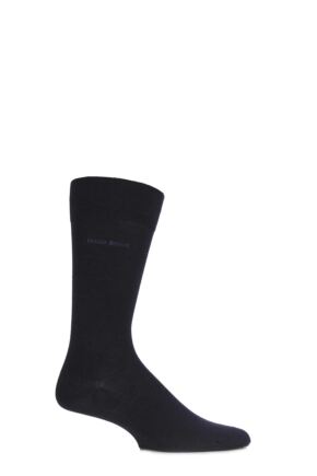 Mens 1 Pair BOSS William Plain Merino Wool Socks