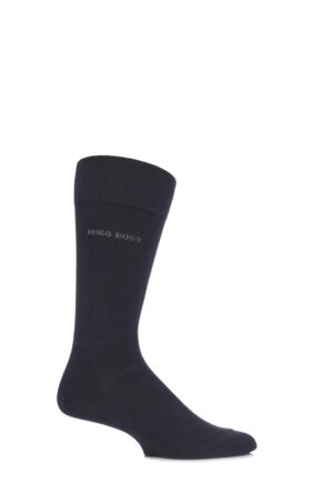 Mens 1 Pair BOSS Edward Plain 85% Soft Bamboo Socks