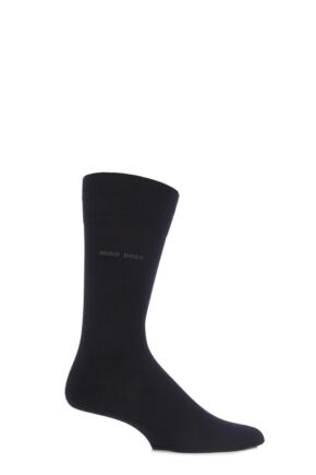 Mens 1 Pair BOSS Marc Plain 98% Combed Cotton Socks