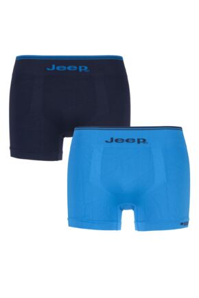 Mens 2 Pack Jeep Fitted Seamless Trunks