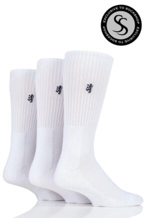 Mens 3 Pair Pringle Bamboo Cushioned Sports Socks Exclusive To SockShop