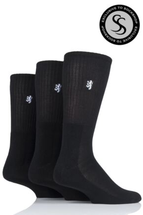 Mens 3 Pair Pringle Bamboo Cushioned Sports Socks Exclusive To SockShop