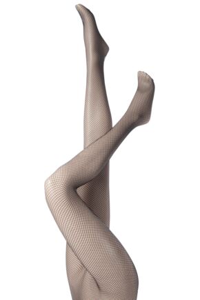 Ladies 1 Pair Jonathan Aston Back Seam Fishnet Tights