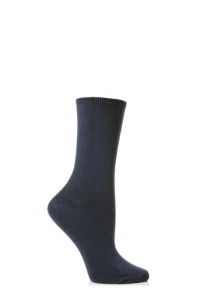 Ladies 2 Pair Levante Comfort Top Crew Socks