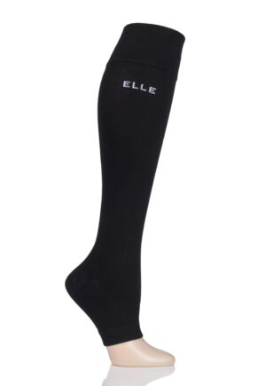 Ladies 1 Pair Elle Milk Compression Open Toe Socks