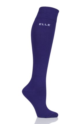 Ladies 1 Pair Elle Milk Compression Socks Purple 4-6