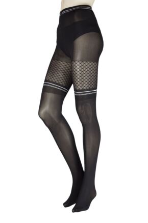 Ladies 1 Pair Trasparenze Elfo Mock Over The Knee Tights