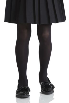 Girls 1 Pair Elle 40 Denier Opaque Tights