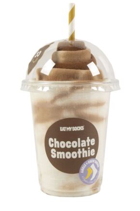EAT MY SOCKS 2 Pair Chocolate Smoothie Cottons Socks