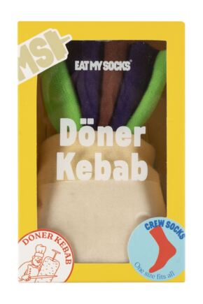 EAT MY SOCKS 1 Pair Doner Kebab Cotton Socks