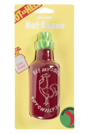 EAT MY SOCKS 1 Pair Hot Sauce Sriracha Cotton Socks