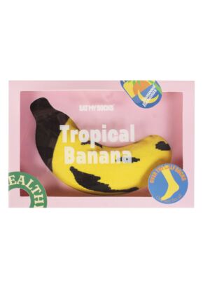 EAT MY SOCKS 1 Pair Tropical Banana Cotton Socks