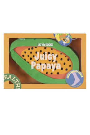 EAT MY SOCKS 1 Pair Juicy Papaya Cotton Socks